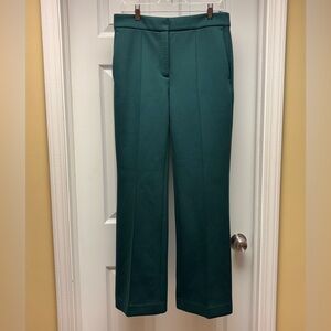 Ann Taylor Dark Green Straight-Leg Pants – Size 6